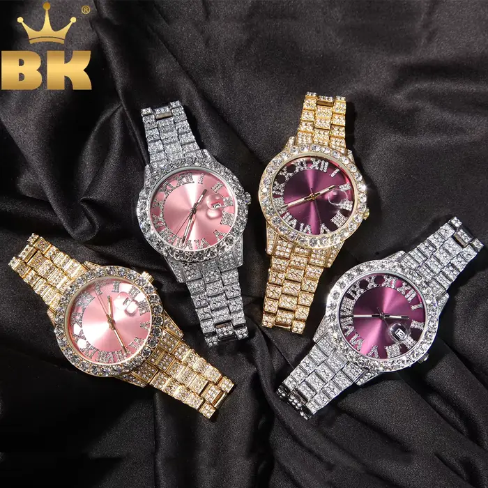 THE BLING KING-Montre à quartz étanche pour homme