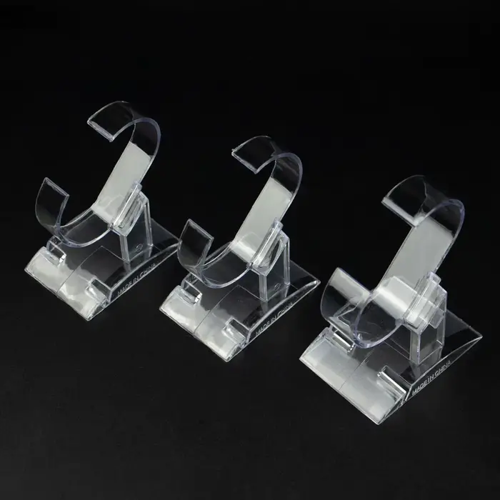 Présentoir de montre transparent