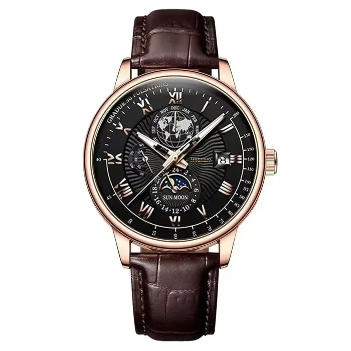 Montre à quartz de luxe pour homme