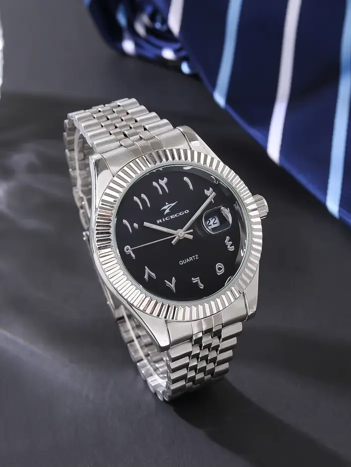 Montre de sport à Quartz en acier inoxydable pour hommes et femmes
