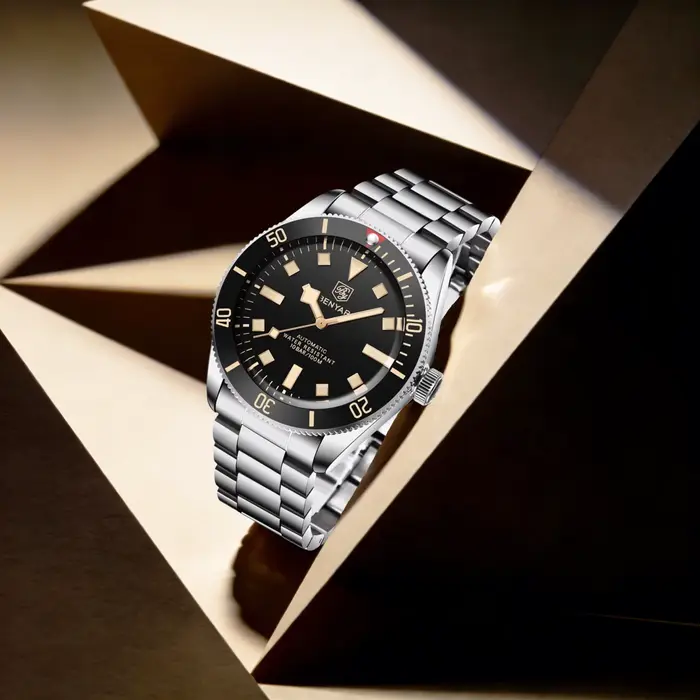 Montre mécanique automatique élégante et luxueuse pour homme BENYAR