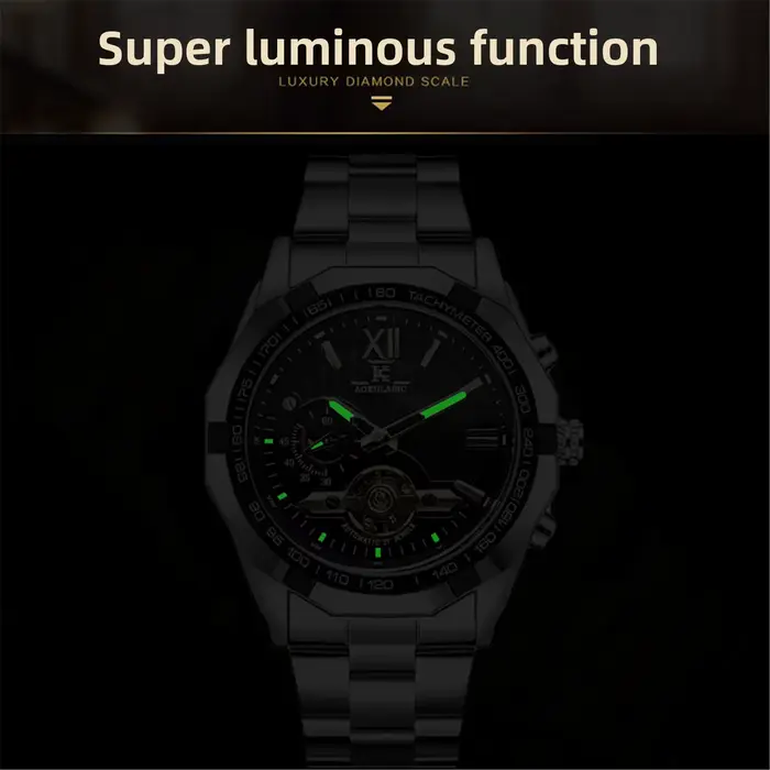 Montre automatique à remontage automatique pour homme