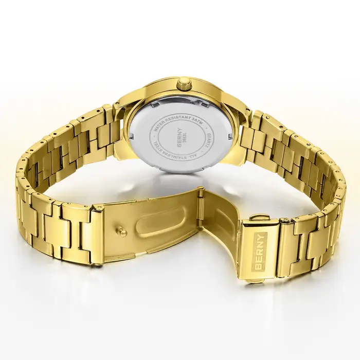 Montres dorées BERNY pour femmes