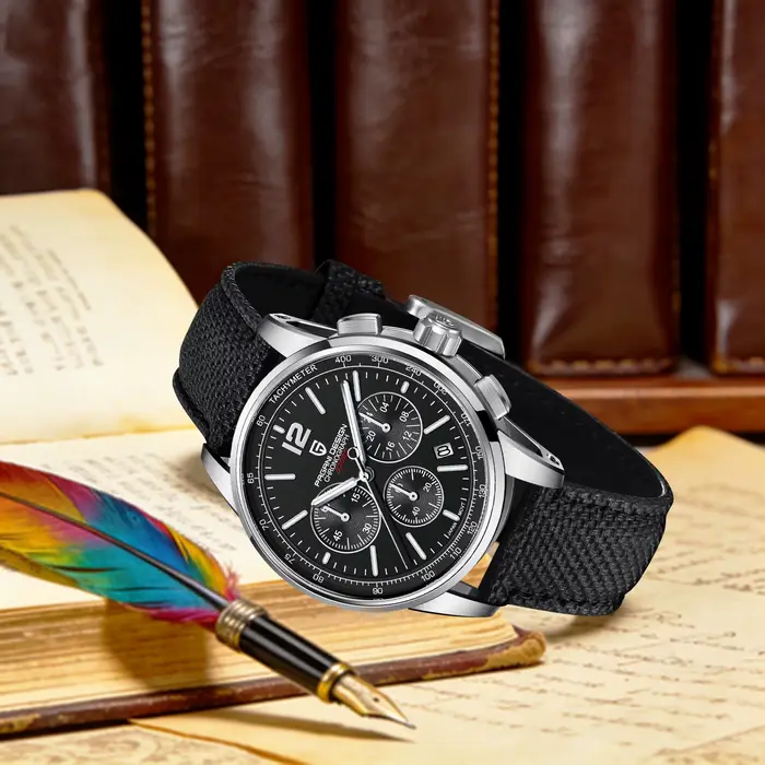 PAGANI DESIGN Montre à quartz pour homme 41 mm