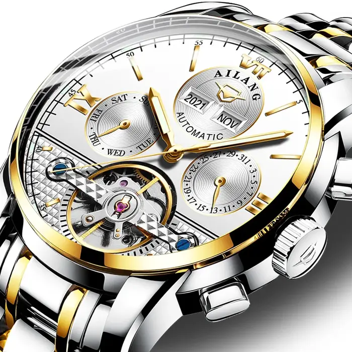 Nouvelle Montre Mécanique Automatique de Luxe AILANG 2026 pour Hommes
