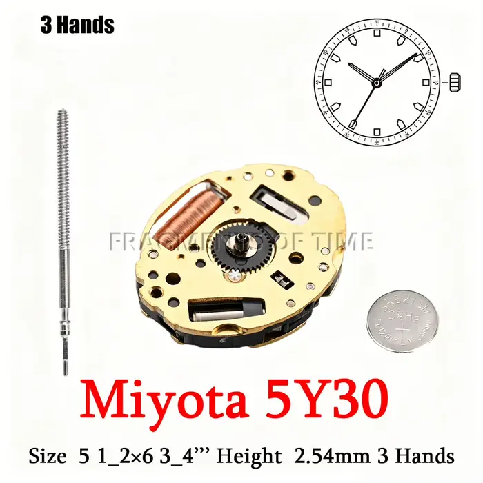 Mouvement à quartz Miyota 5Y30