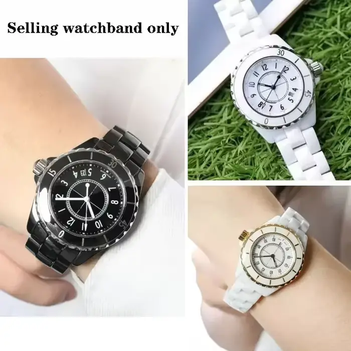 Bracelet de montre en céramique de qualité supérieure pour hommes et femmes