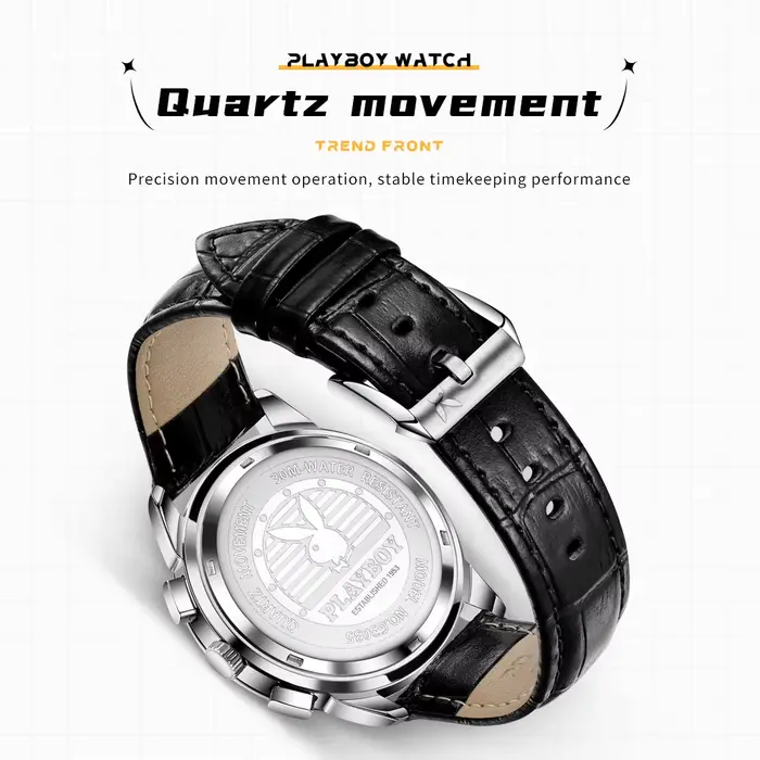 PLAYBOY 3035 montres originales et authentiques de marque pour homme