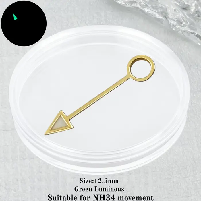 Aiguilles de montre lumineuses vertes, bleues, argentées, or rose, GMT, accessoires adaptés au mouve