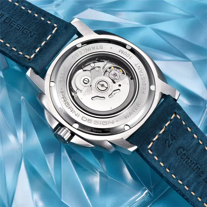 PAGANI DESIGN NH35 montre mécanique entièrement automatique mode luxe hommes saphir garantie étanche 10Bar