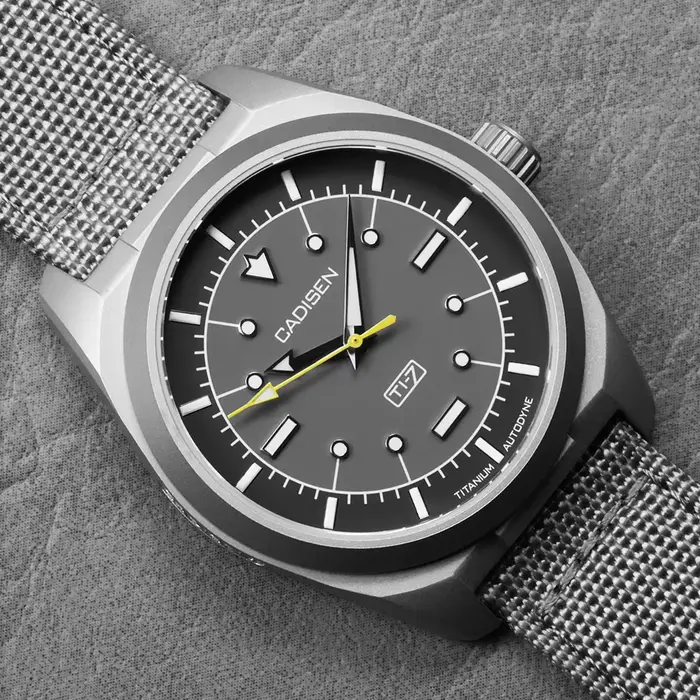 CADISEN TI-7 Autodyne 2026 NOUVEAU Montre mécanique automatique en titane pour homme