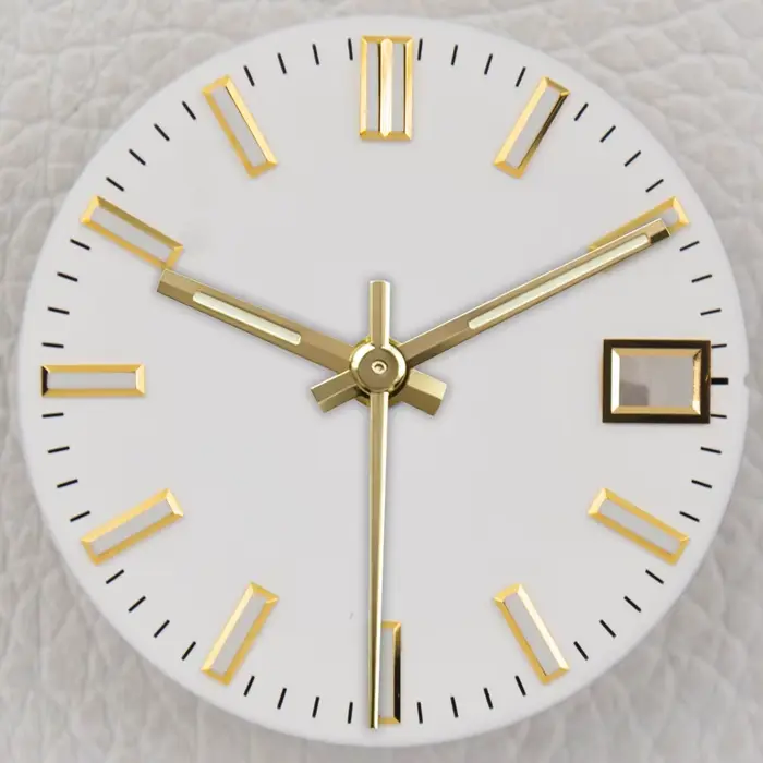 Cadran et aiguilles Sunburst NH35 pour mouvement automatique Datejust NH35/NH36