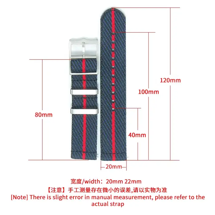 Pour Tudor 1958 Black Bay série respirant imperméable en Nylon toile bracelet de montre 20 22mm dégagement rapide