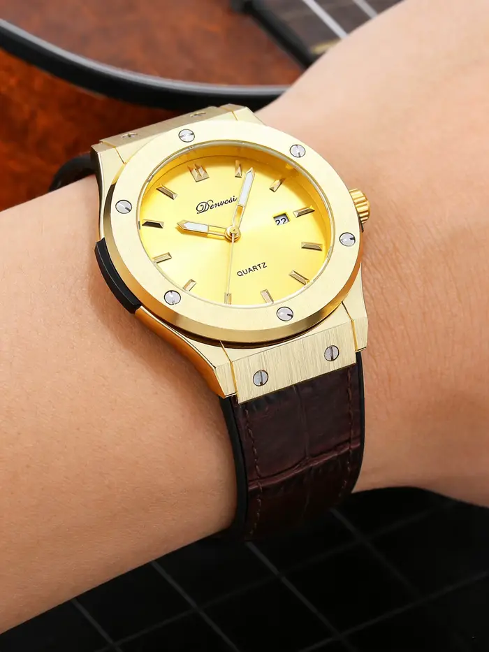 Montre de mode pour homme - Bracelet en cuir