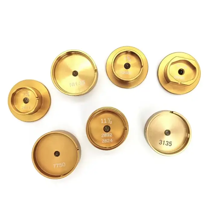 Outil de réglage manuel de montre avec piquets interchangeables en matière synthétique pour montage précis et réparation de montres à 4 broches