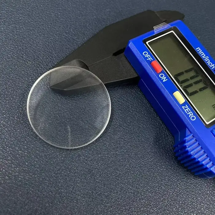 Verre Saphir Transparent Plat Pour Montre Diametre 24 405mm Epaisseur 10 12 15 20 25 30mm Boitier Montre Cristal Pur Lumiere Visibilite Hautes Températures Durabilité