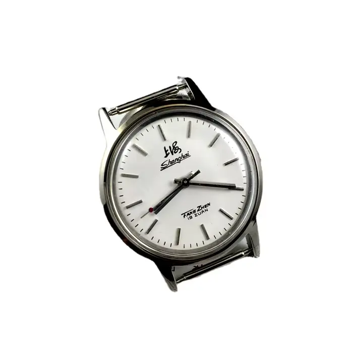 Shanghai-Montre mécanique manuelle de taille moyenne, originale, bracelet gratuit, production en usi