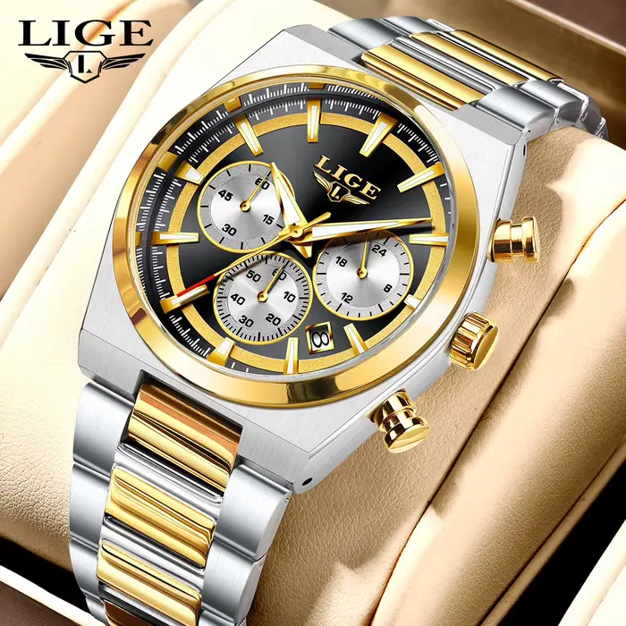 Montre chronographe pour homme LIGE