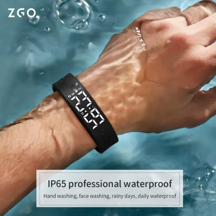 Montre multifonctionnelle ZGO résistante à l'eau avec chronomètre pour hommes femmes et enfants pour entraînement sportif et vie quotidienne