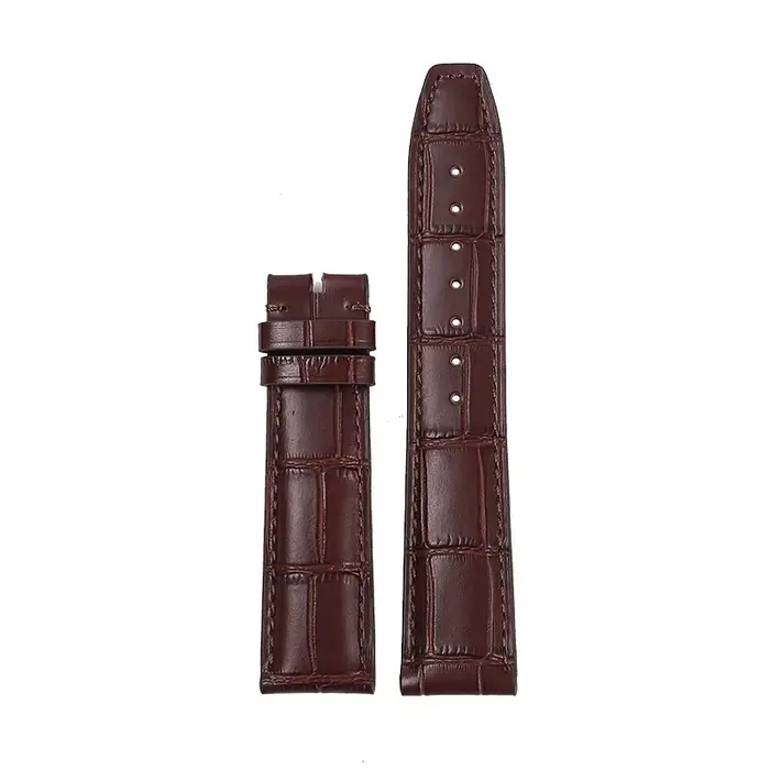 Bracelet de montre en cuir véritable pour pilote IWC portugais Portofino, ceinture de montre en cuir