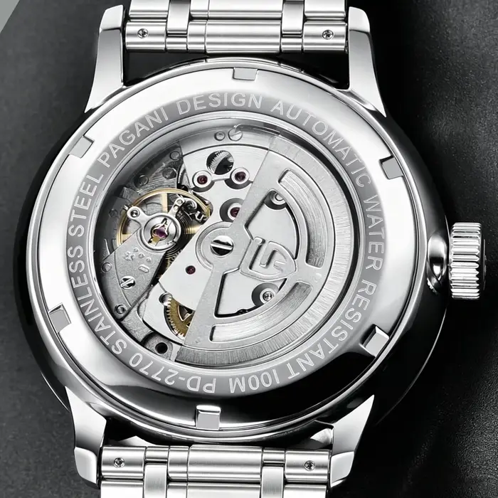 PAGANI DESIGN PD2770 Montre mécanique automatique pour homme Mouvement Seagull 2813 Cadran 43MM Étanche 100M Acier inoxydable reloj