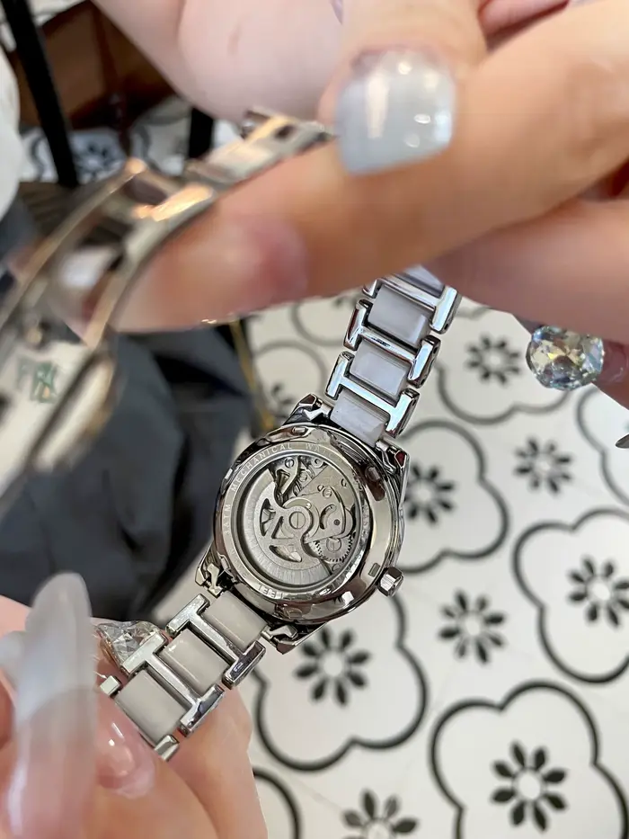 Montre mécanique tournesol pour femme