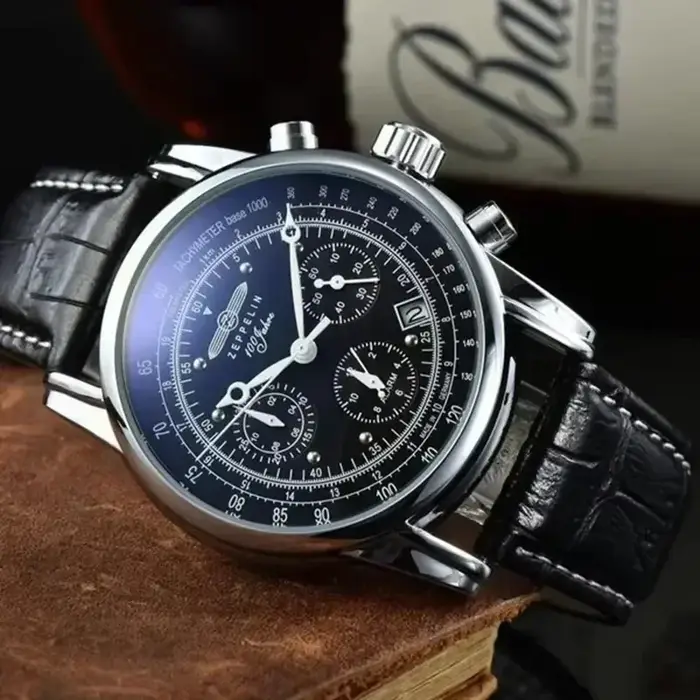 Montre automatique à quartz pour homme Zeppelin Airship