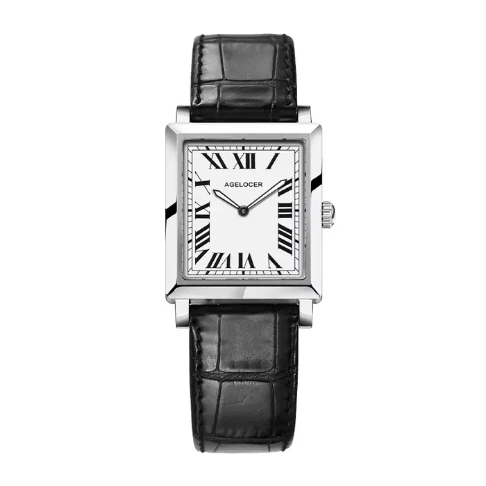 Montre AGELOCER Original Codex pour femme, montre à quartz classique carrée, cadeau d'anniversaire p