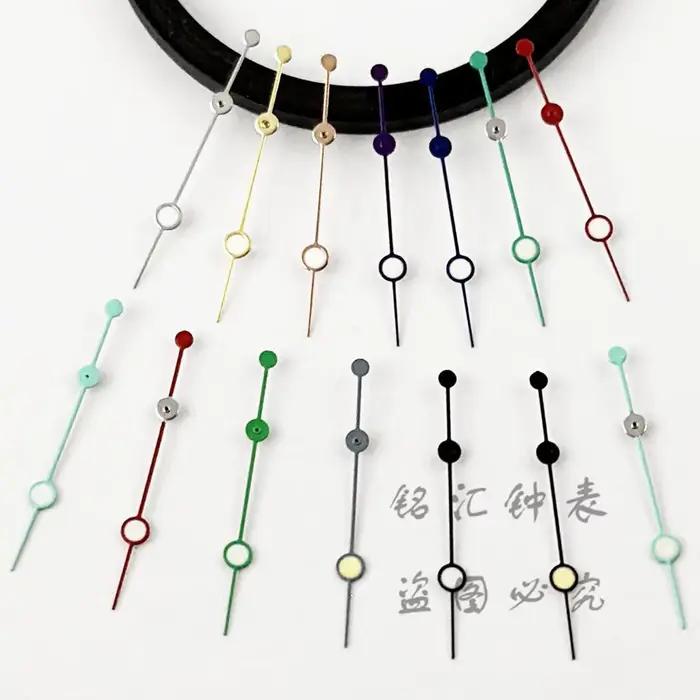 Aiguilles de montre NH35 12.5MM plongée fantôme rouge vert bleu pointeurs pour mouvements NH35/NH36/4R/7S montres ocassions spéciales