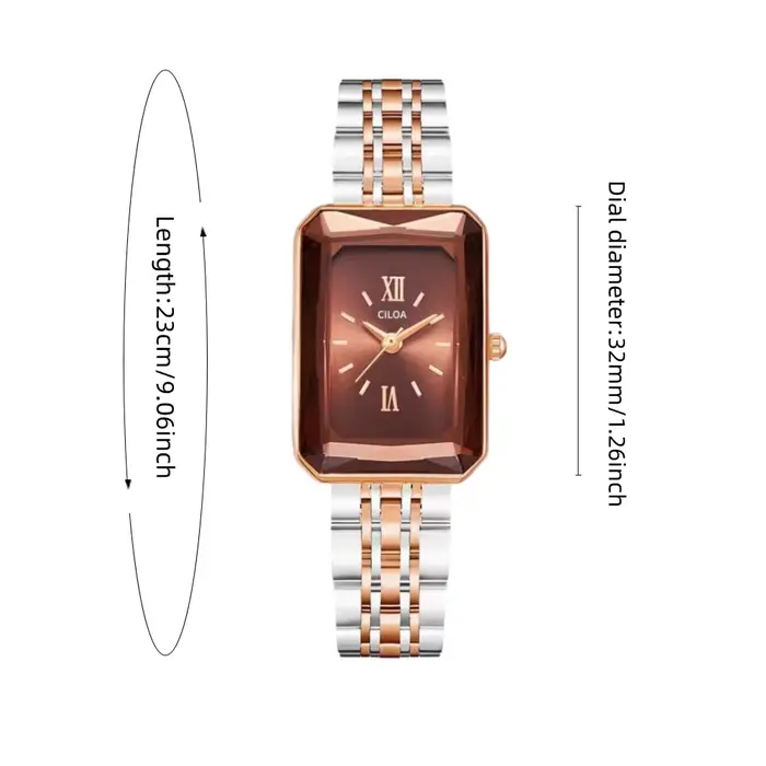 Montre rétro CILOA élégante pour femme résistante à l'eau occasions spéciales et quotidiennes