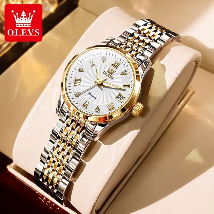 Montre-bracelet mécanique automatique Ladides pour femme