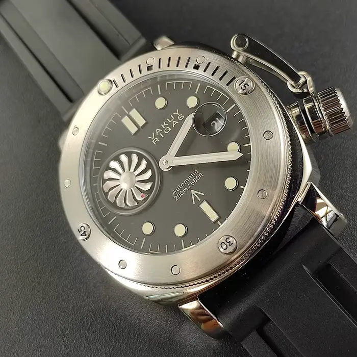 Montre mécanique automatique série de plongée avec mouvement