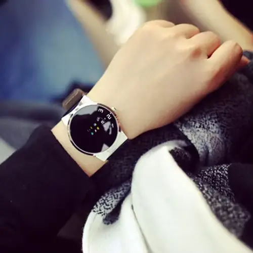 Montre numérique mobile unisexe pour hommes et femmes