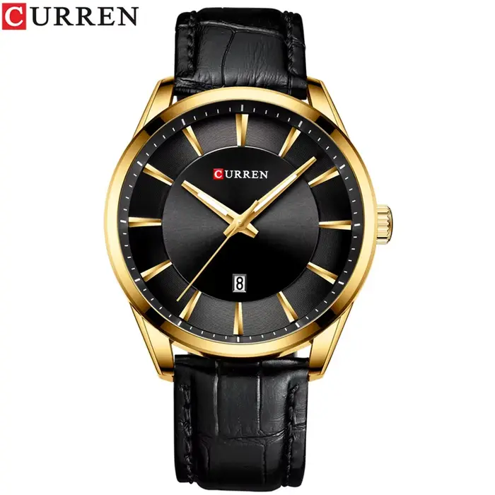 CURREN nouvelles montres à Quartz pour hommes bracelet en cuir hommes montres haut de gamme marque a