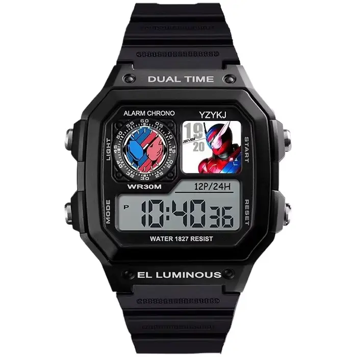 Kamen Rider montre numérique carré-anime