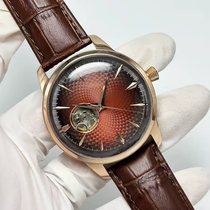 Montre ronde automatique mécanique rétro pour homme NH38