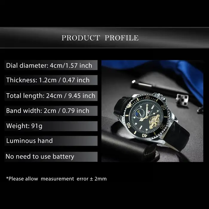 Montres pour hommes AOKULASIC Tourbillon