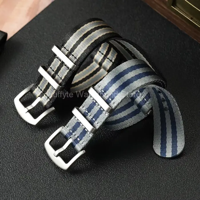 Bracelet de montre en nylon souple 20mm 22mm pour homme