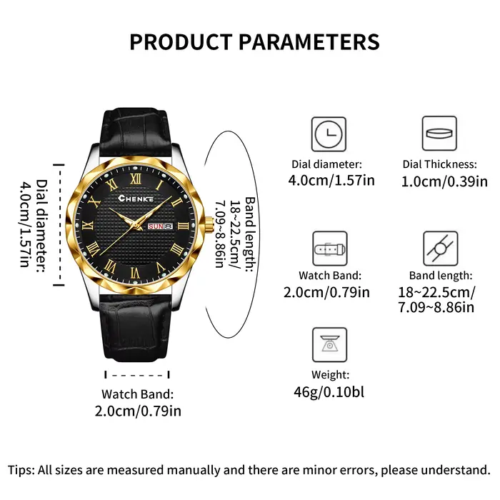 Montre à bracelet en cuir pour homme tendance : styles business
