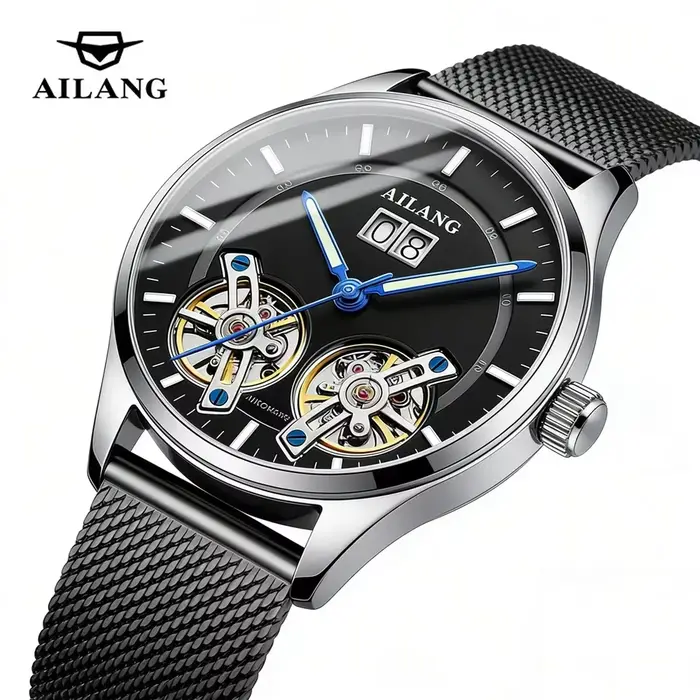 AI LANG Montre mécanique automatique authentique AAA