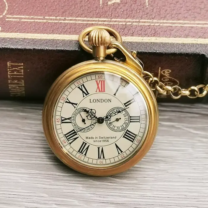 Montre de poche mécanique Antique London 1856