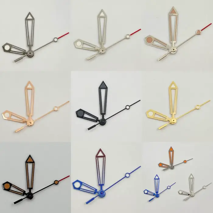 Aiguilles de montre colorées 8.65x12.9x14mm