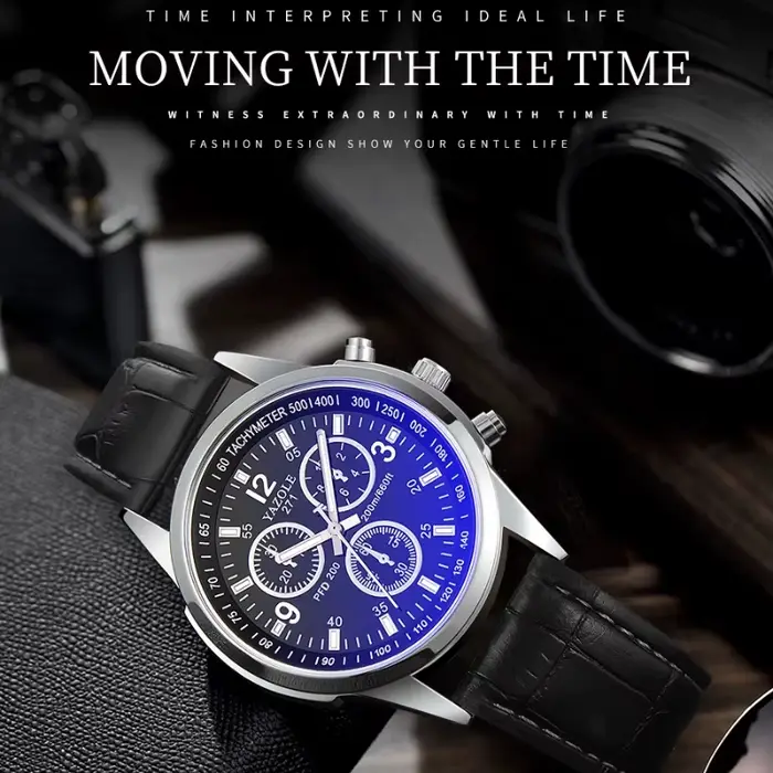 Montres à Quartz lumineuses pour hommes YAZOLE Top marque de luxe montre-bracelet