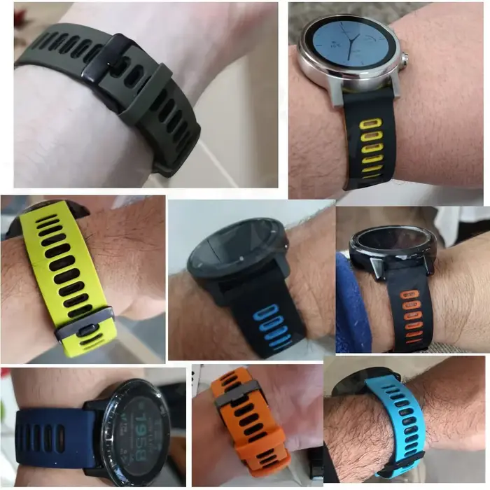 20 22mm bracelets de montre pour Bracelet polaire Pacer POLAR Grit X Pro Titan/Vantage M2 M/IGNITE 2/3/Unite Bracelet en Silicone bracelets de montre