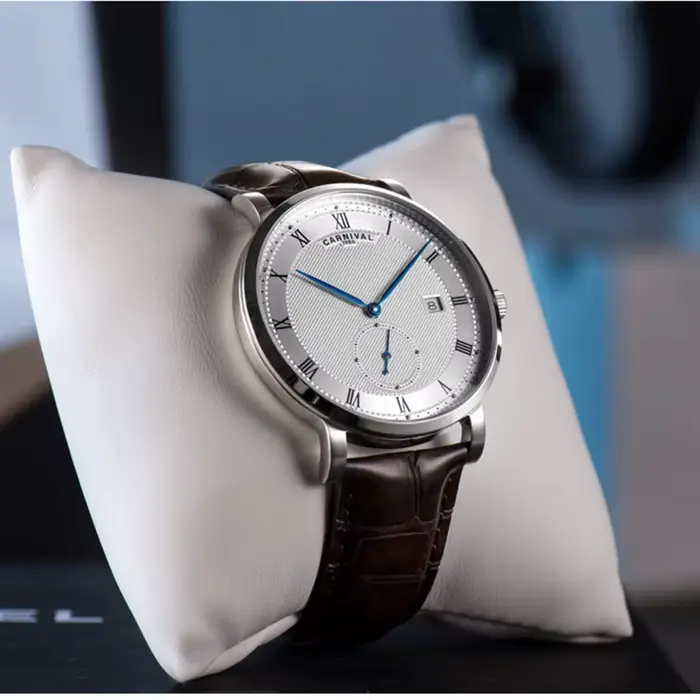 Carnaval-Montre-bracelet mécanique automatique étanche pour homme