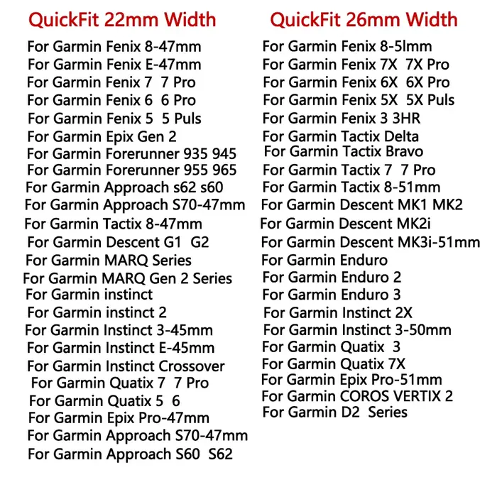 Bracelet de montre en métal pour Garmin Epix Gen 2 Tactix 7X Pro Mk1 Mk2i, Bracelet en acier inoxydable Fenix 6 6X Pro 5 5X 7 22mm 26mm