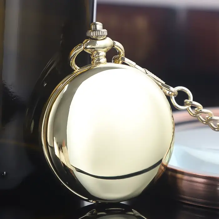 Montre de poche mécanique de luxe noir