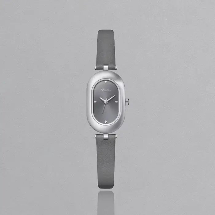 Montre femme pour filles poignet Quartz Reloj argent gris or Orologio dames luxe forme ovale montre-