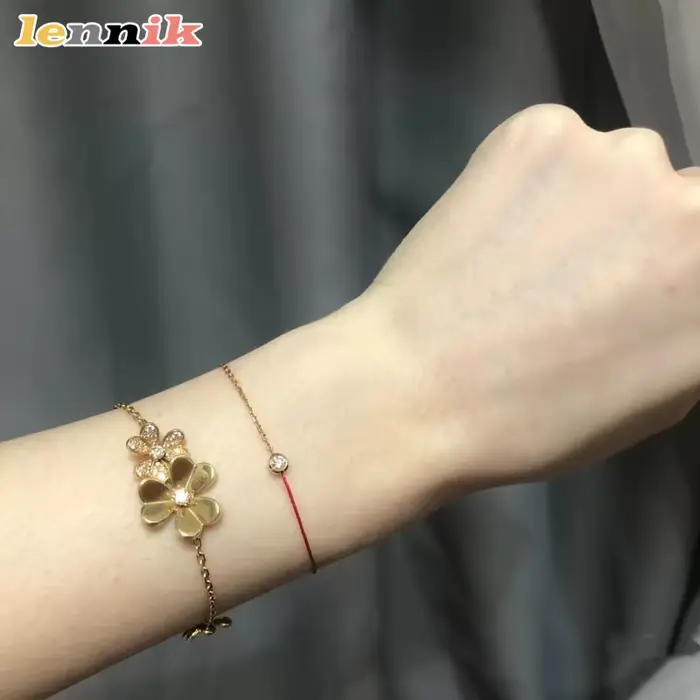 Bracelet trèfle à cinq fleurs pour femmes