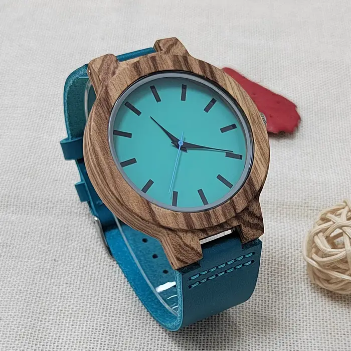 Montre-bracelet en bois pour homme